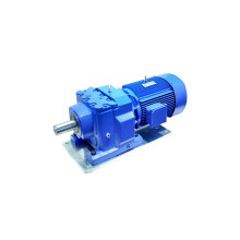 FH series servo input flange helical parallel shaft gearbox with shrink disk output